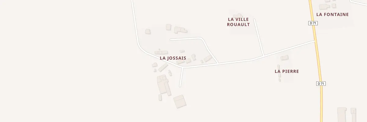 Plan du 5037 A la Jossais à Saint-Gonlay