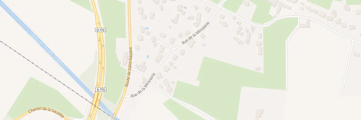 Plan du 5884 La Morandais à Besné