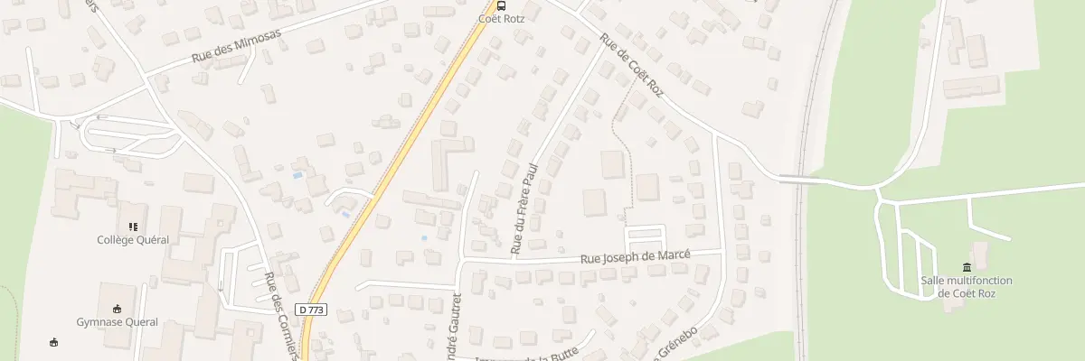 Plan du 6 Rue du Frère Paul à Pontchâteau