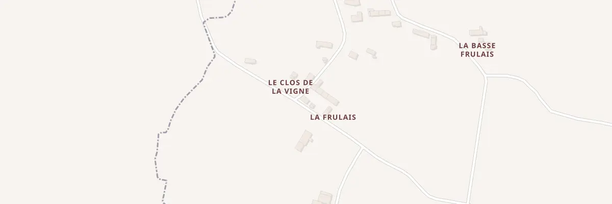 Plan du 5087 La Frulais à Saint-Maden