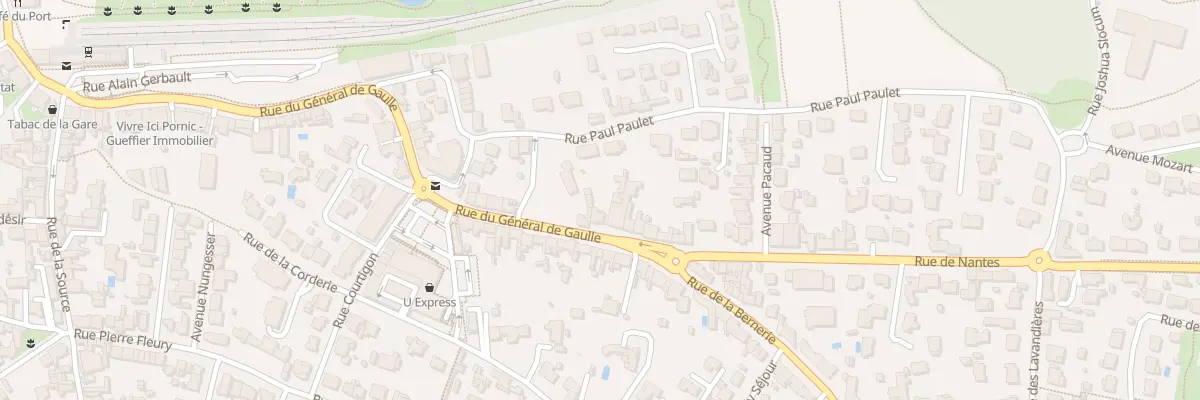 Plan du 43 Rue du Gal de Gaulle à Pornic