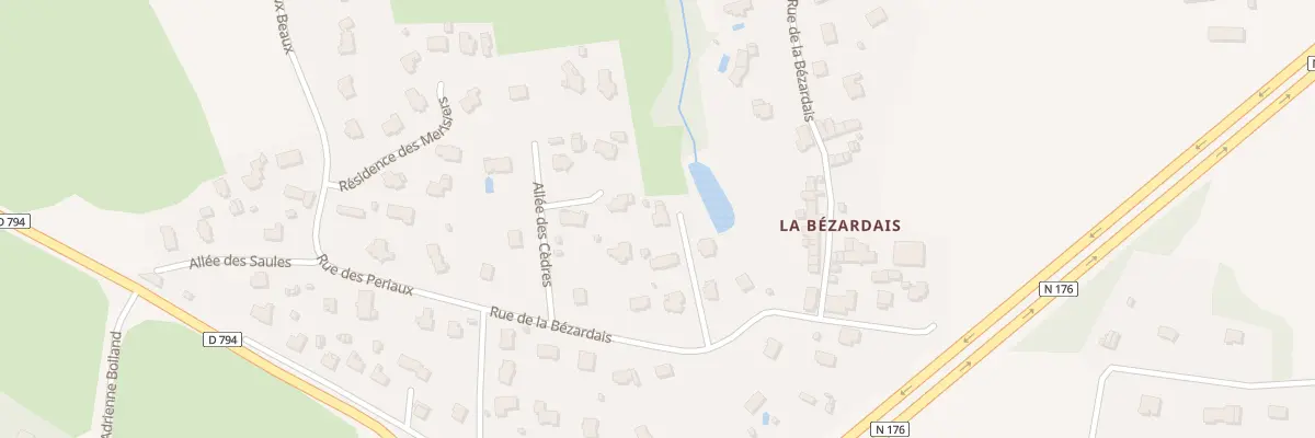 Plan du 3 Imp des Chataigniers à Quévert