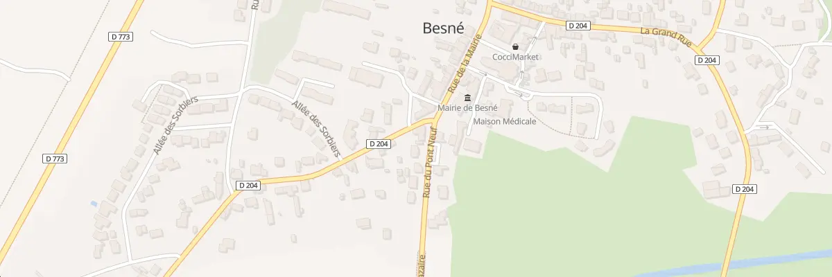 Plan du 1 Rue du Pont Neuf à Besné