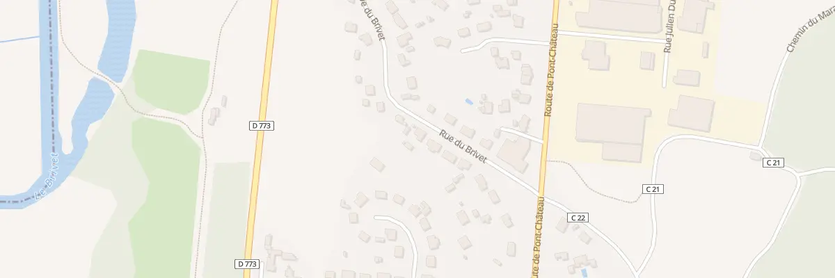 Plan du 39 Rue du Brivet à Besné