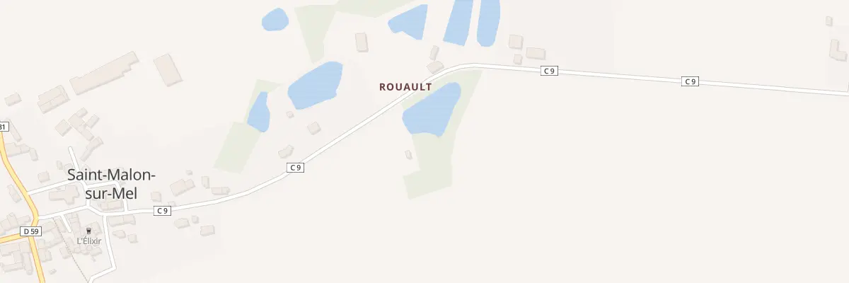 Plan du 2 Rouault à Saint-Malon-sur-Mel