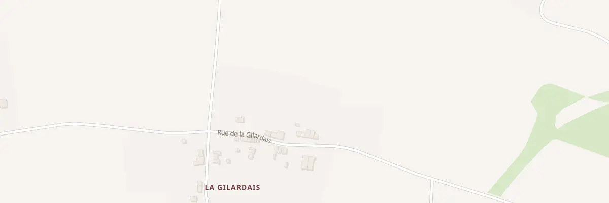 Plan du 8 Rue de la Gilardaie à Carentoir