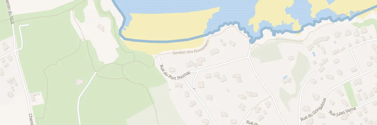 Plan du 33 Rue du Port Thomas à Saint-Lunaire