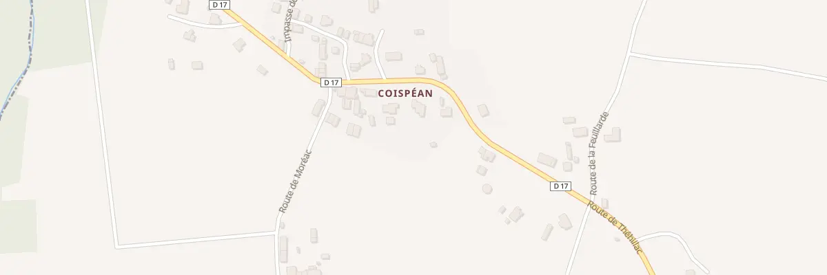 Plan du 5 Coispean à Sévérac