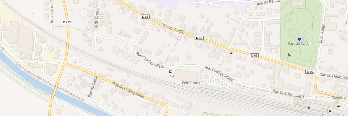 Plan du 38D Rue Charles Sillard à Redon