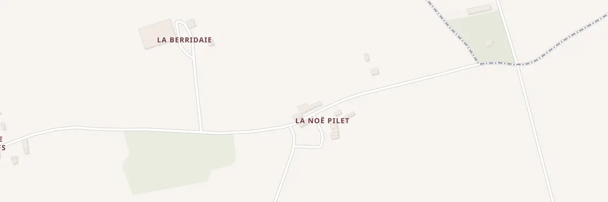 Plan du 5005 La Noe Pilet à La Gacilly