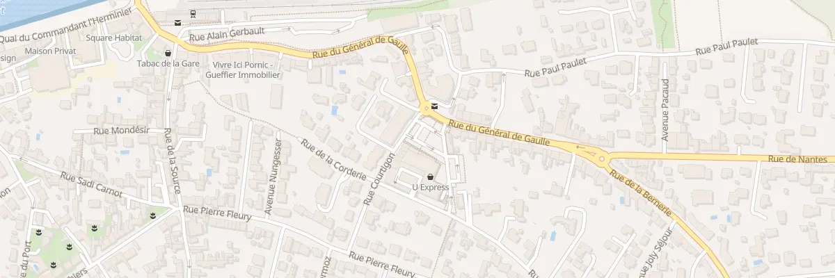 Plan du 18 Rue de Courtigon à Pornic