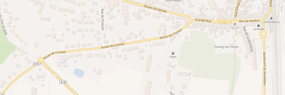 Plan du 3 Rte de Crossac à Pontchâteau