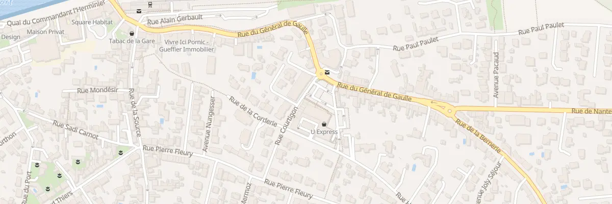 Plan du 16 Rue de Courtigon à Pornic