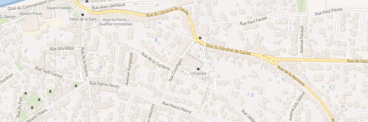 Plan du 8 Rue de Courtigon à Pornic