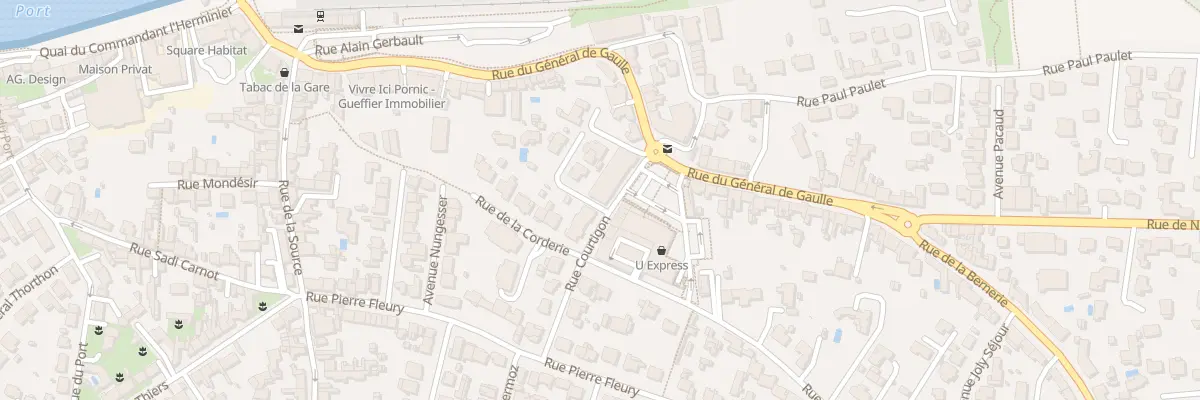Plan du 7 Rue de Courtigon à Pornic
