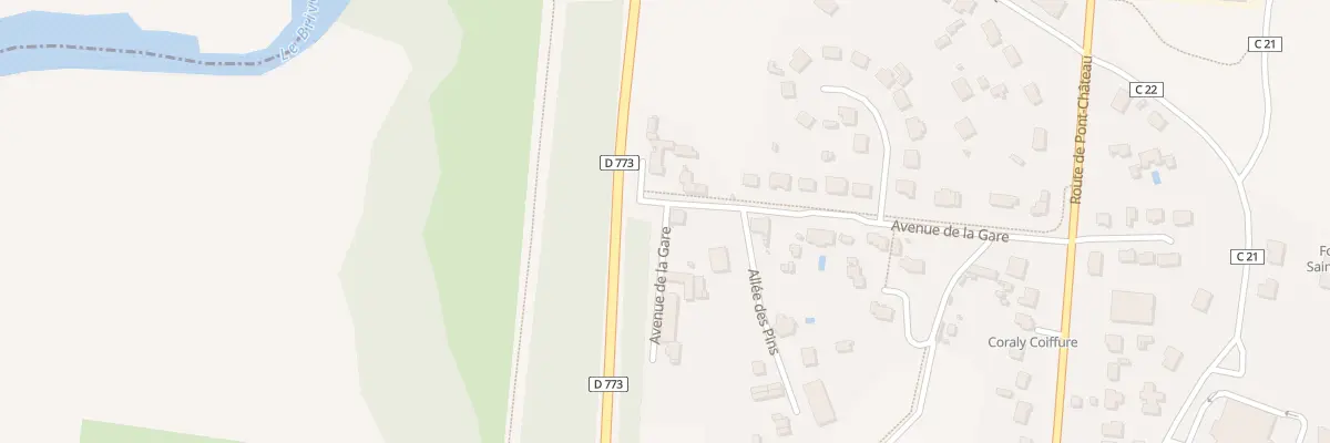 Plan du 12B Av de la Gare à Besné