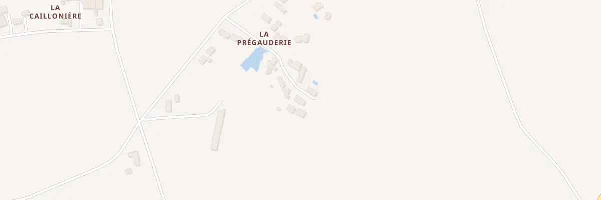 Plan du 19 La Prégaudrie à Corsept