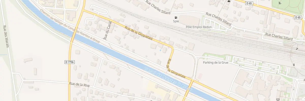 Plan du 15 Rue de la Gicquelaie à Redon