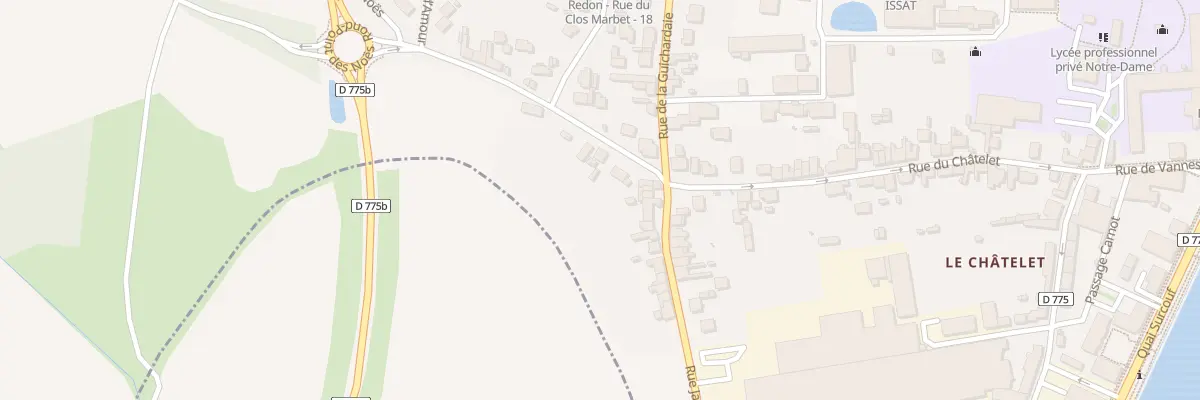 Plan du 3 Rue des Noës à Redon