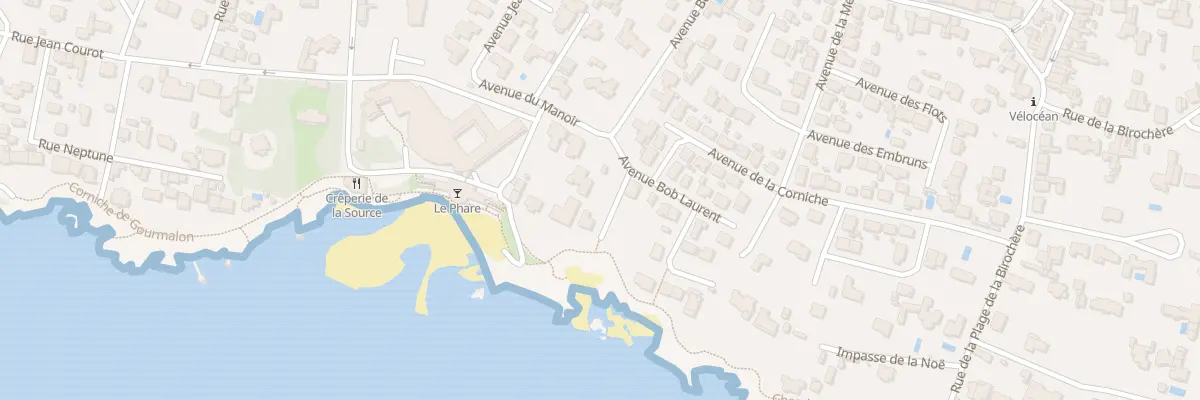 Plan du 28 Rue Bob Laurent Le Clion à Pornic
