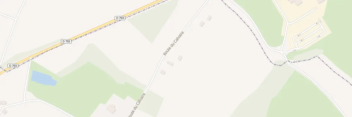 Plan du 24 Rte du Calvaire à Bobital