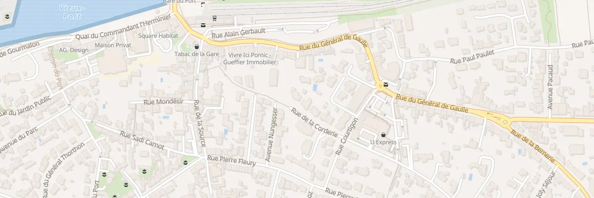 Plan du 12 Rue de la Corderie à Pornic