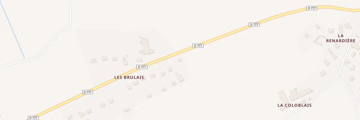 Plan du 1 Les Brulais à Sixt-sur-Aff
