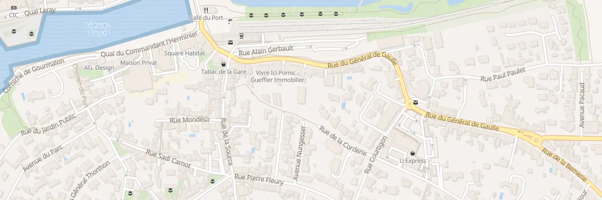 Plan du 16T Rue du Gal de Gaulle à Pornic