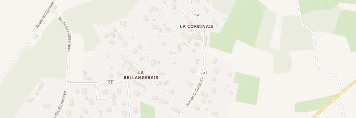Plan du 19B Rue de la Corbinais à Bobital