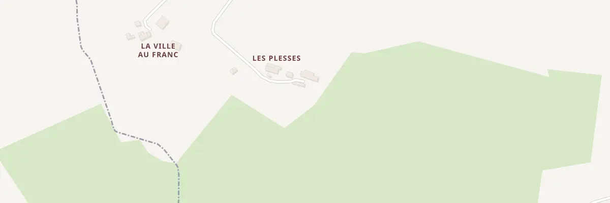 Plan du 5521 Les Plesses à Médréac