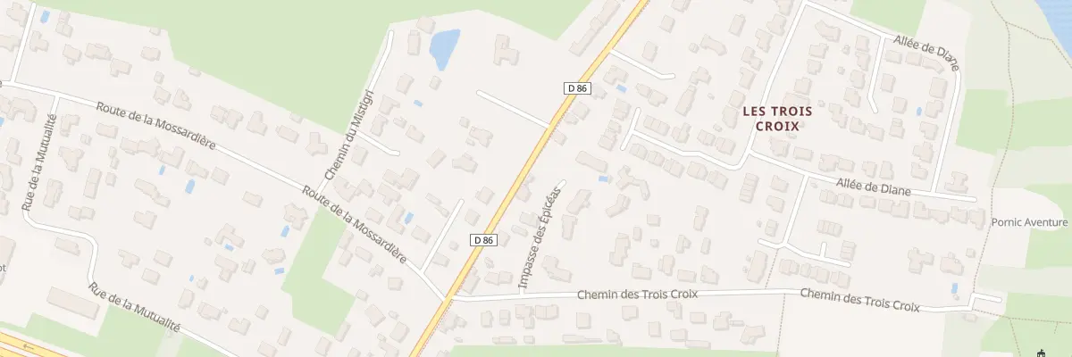 Plan du 38B Rte de St Pere en Retz à Pornic