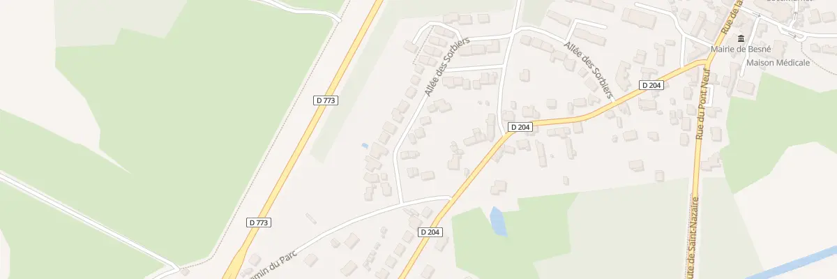 Plan du 4 Rue des Sorbiers à Besné
