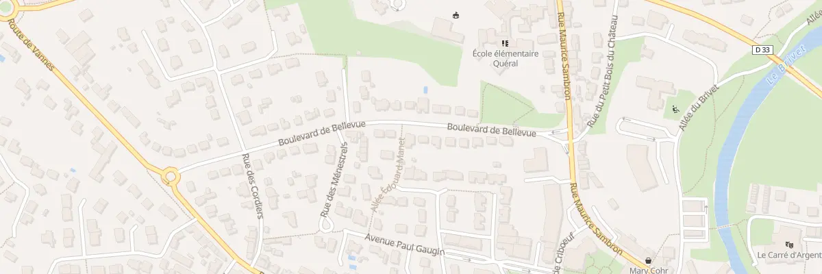 Plan du 15 Bd de Bellevue à Pontchâteau