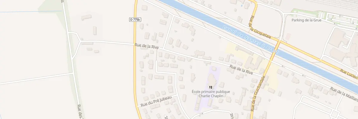 Plan du 21 Rue de la Rive à Redon