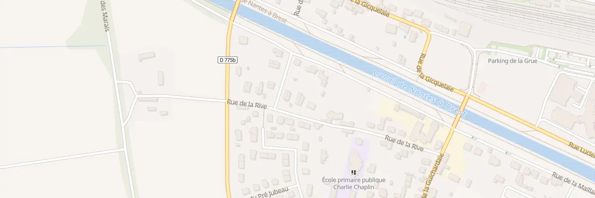 Plan du 18 Rue de la Rive à Redon