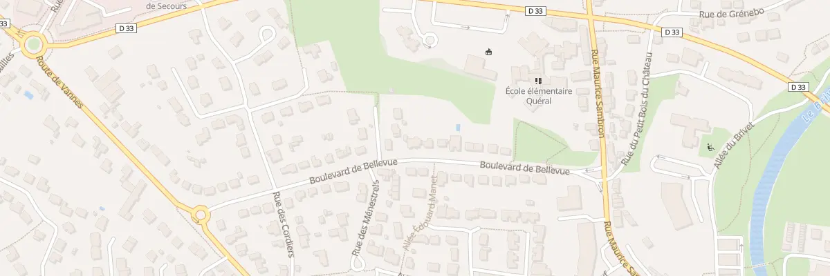 Plan du 20 Bd de Bellevue à Pontchâteau