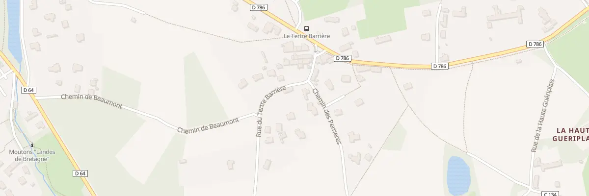 Plan du 83 Rue du Tertre Barriere à Saint-Lunaire