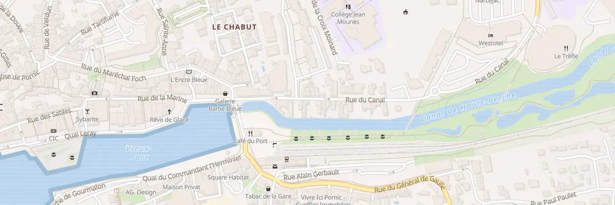Plan du 6 Rue du Canal à Pornic