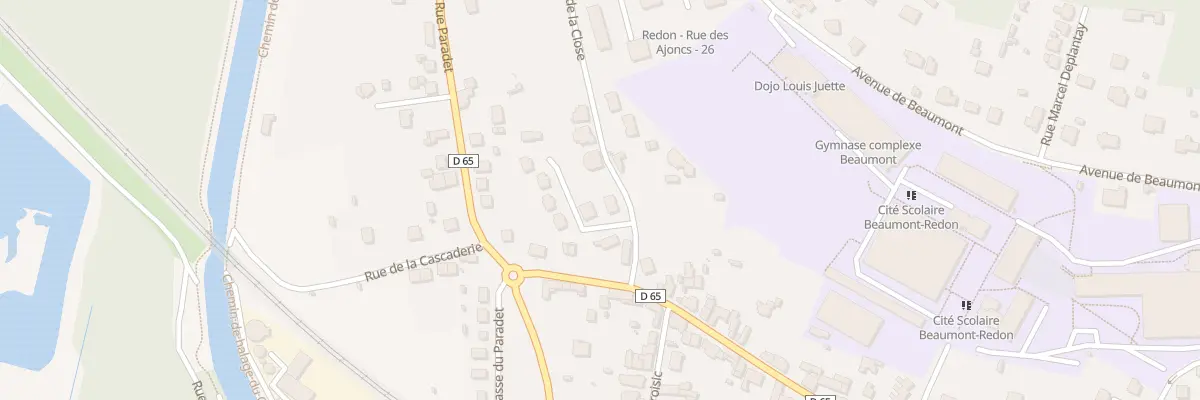 Plan du 3 Rue de la Close à Redon