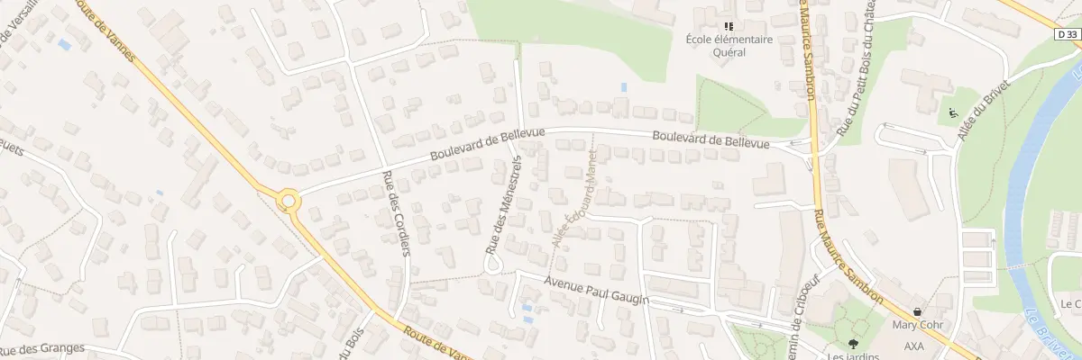 Plan du 23 Bd de Bellevue à Pontchâteau