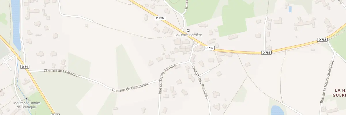 Plan du 94 Rue du Tertre Barriere à Saint-Lunaire