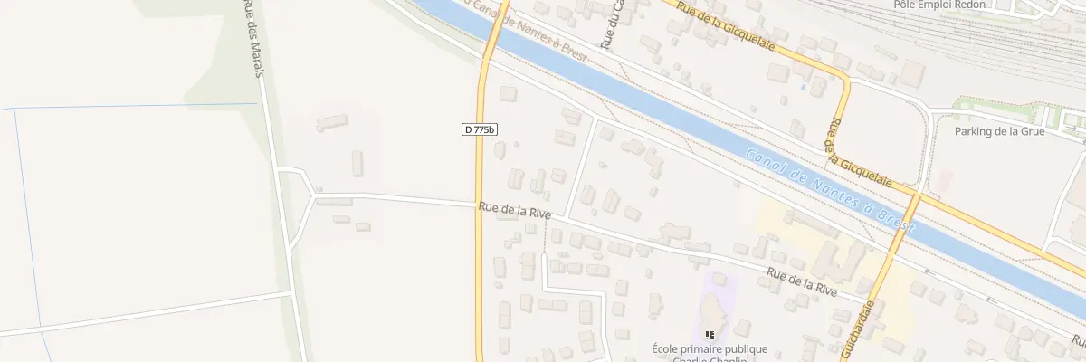 Plan du 26 Rue de la Rive à Redon