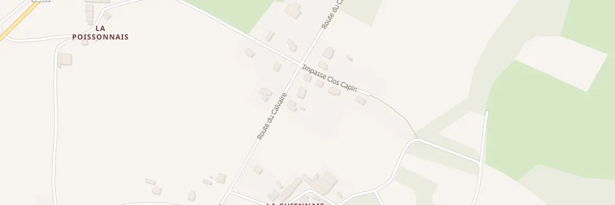 Plan du 12 Rte du Calvaire à Bobital