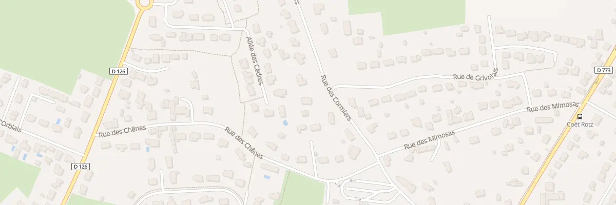 Plan du 15 Rue des Cormiers à Pontchâteau