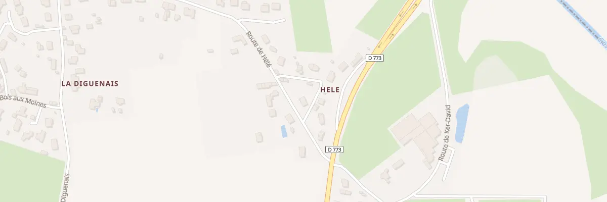 Plan du 16 Rte de Hélé à Donges