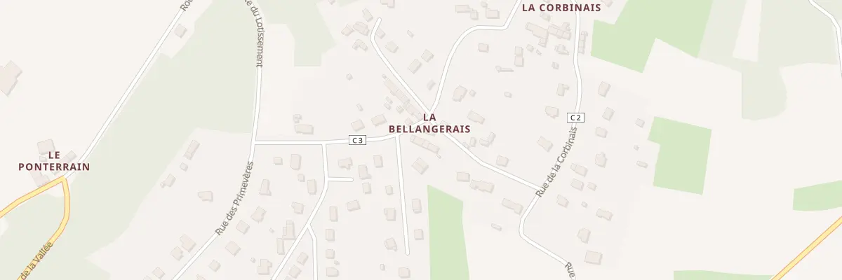 Plan du 5079A La Bellangerie à Bobital