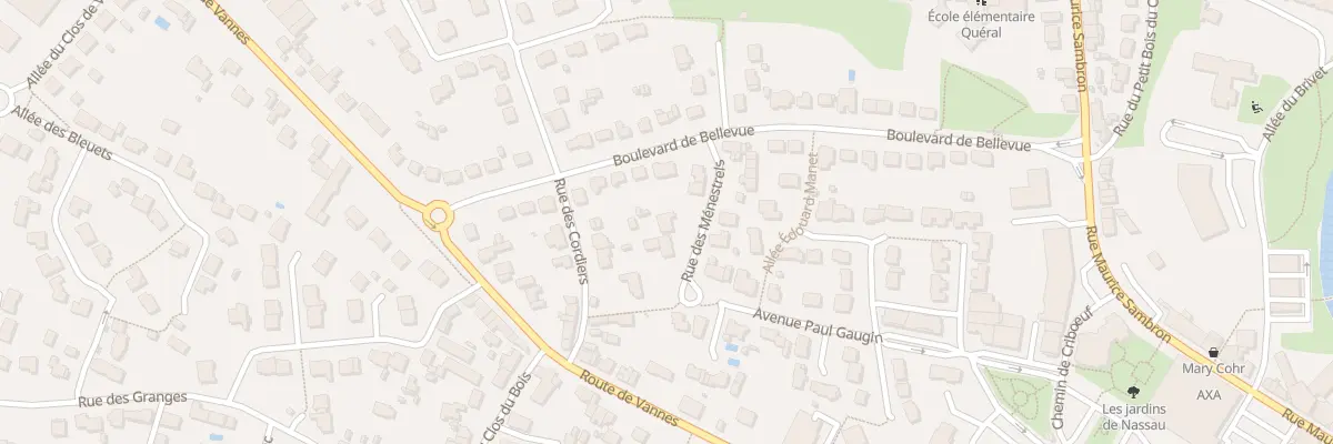 Plan du 6 Rue des Menestrels à Pontchâteau