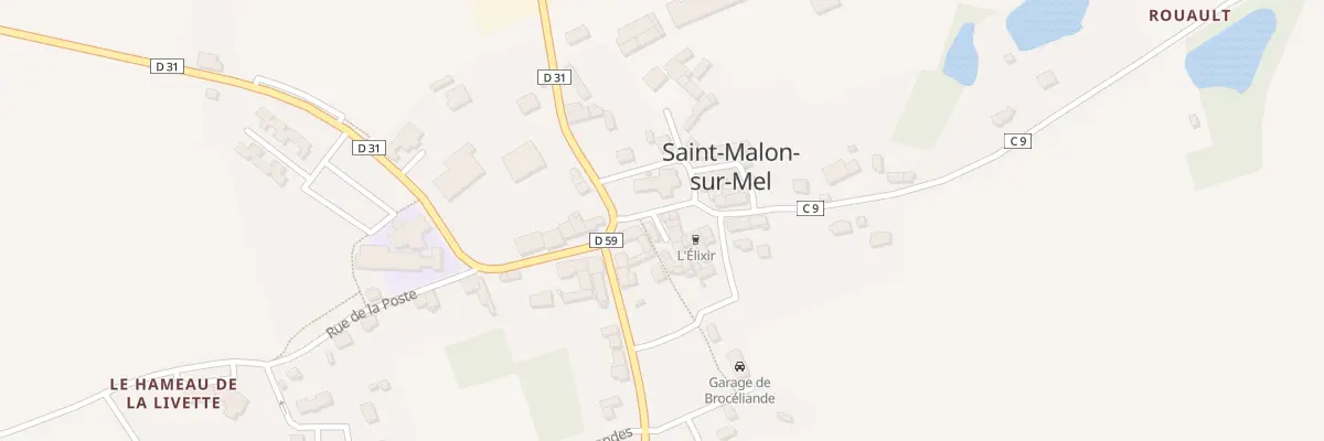 Plan du 1 Imp du Couvent à Saint-Malon-sur-Mel
