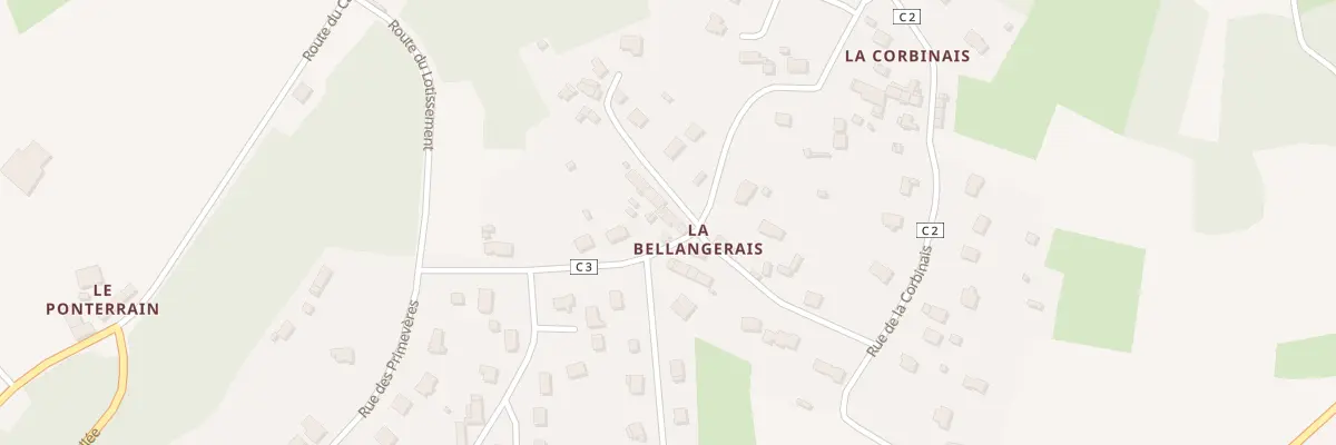 Plan du 5070 La Bellangerie à Bobital