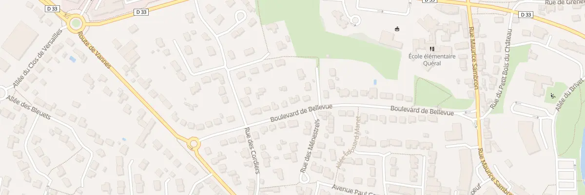 Plan du 30 Bd de Bellevue à Pontchâteau